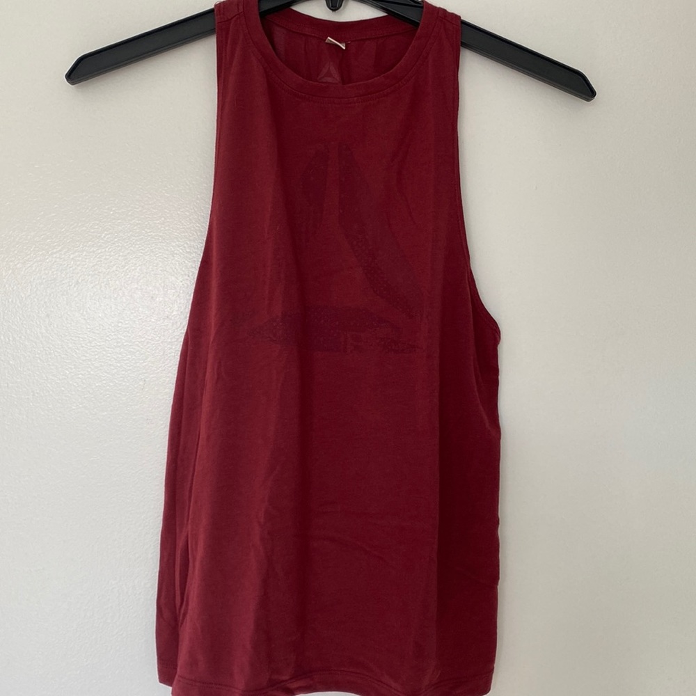 Reebok Burnout Back High Neck Tank, XS